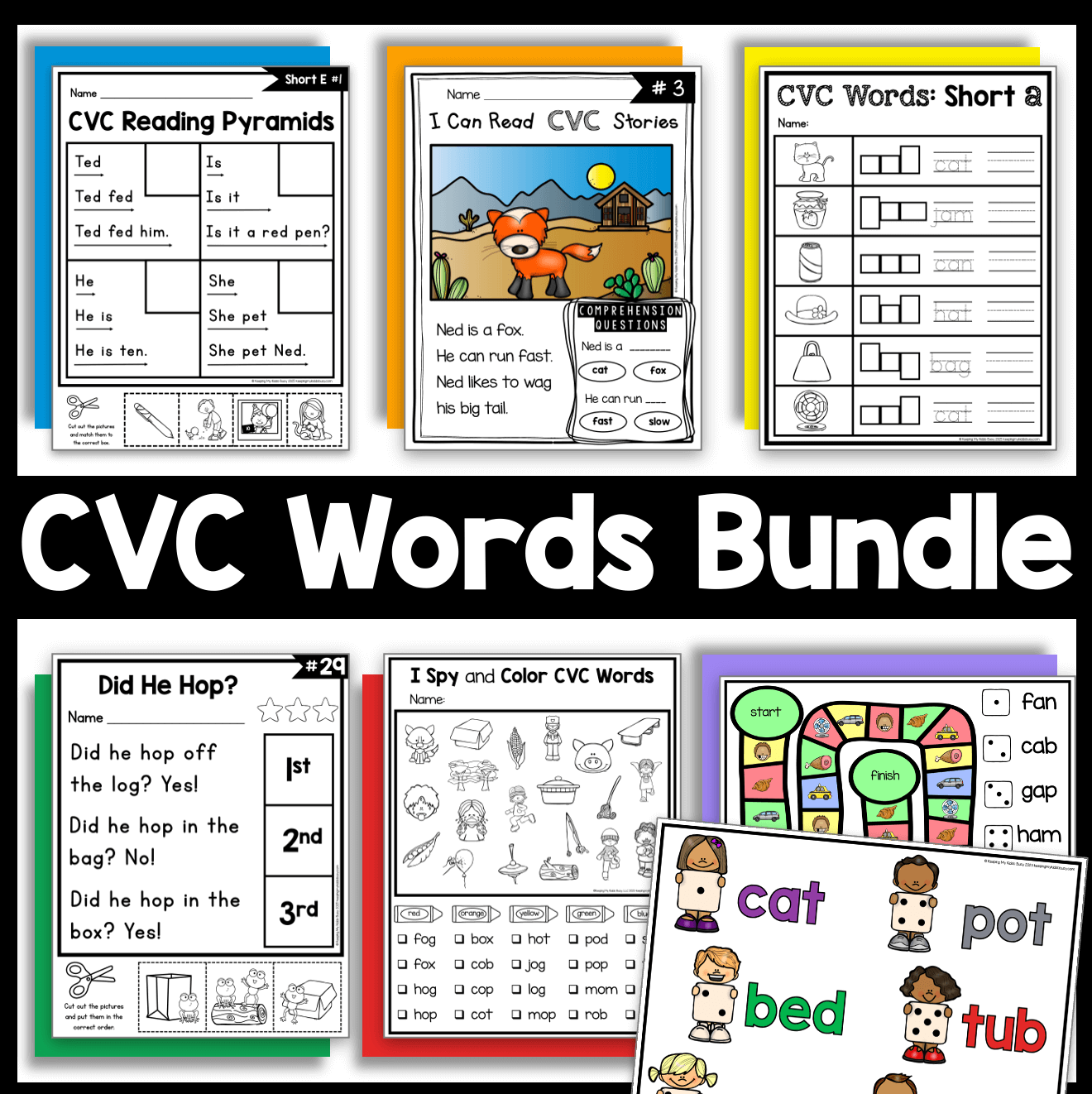 Ultimate CVC Words Resource Roundup - Decodable Activities and FREE Phonics Resources for K-1