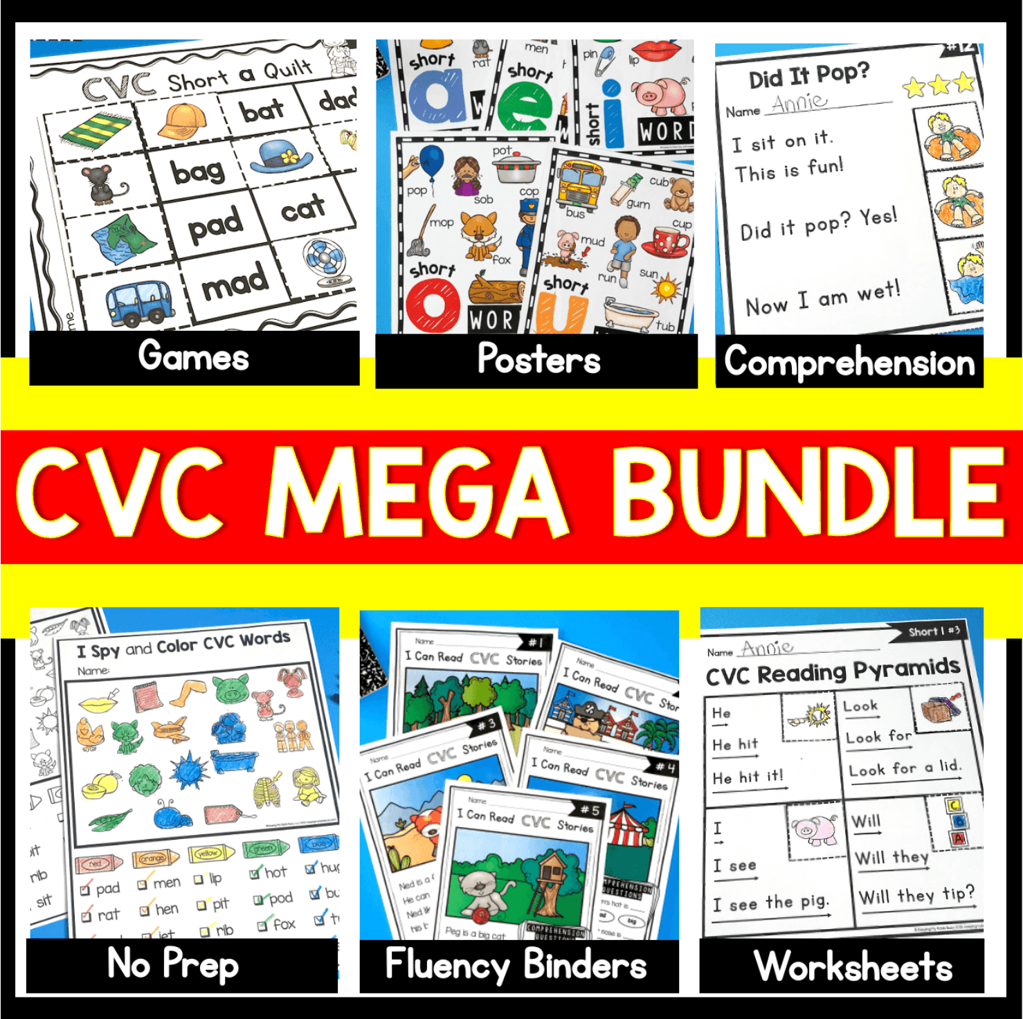 Ultimate CVC Words Resource Roundup - Decodable Activities and FREE Phonics Resources for K-1