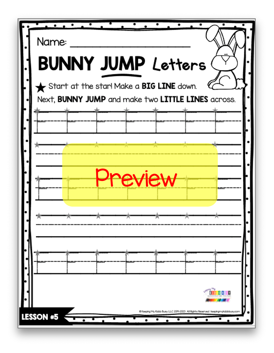 The Handwriting Book for Preschool & Kindergartners: 52 Pages With