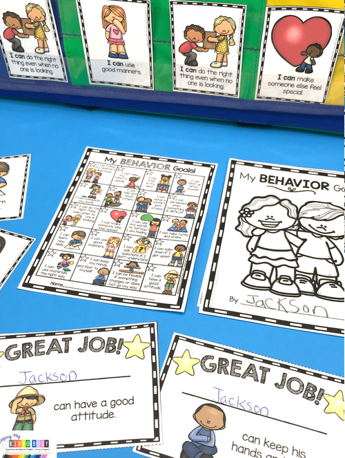Student Behavior Goal Setting Kit — Keeping My Kiddo Busy
