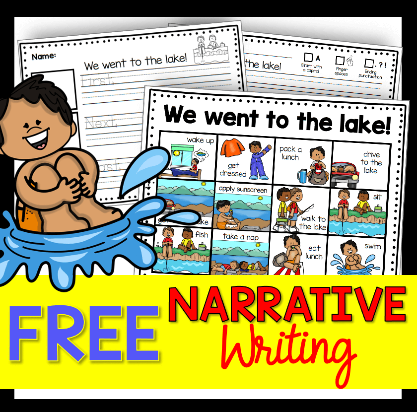 personal narrative writing kindergarten