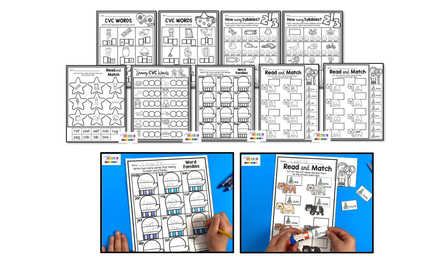 First Grade January Worksheets FREEBIES — Keeping My Kiddo Busy