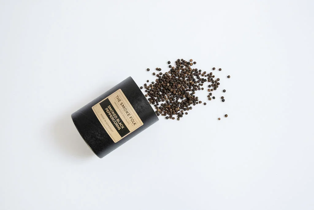 Oak smoked black peppercorns