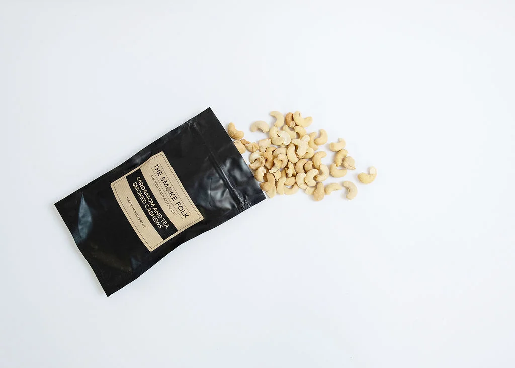Cardamom smoked cashews