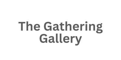 the gathering gallery in black text