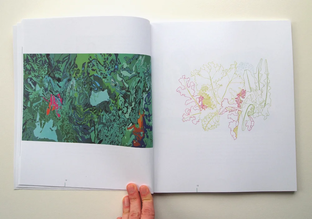 Oona Ratcliffe, Jill Bliss page from From Orchards, Fields, and Gardens book
