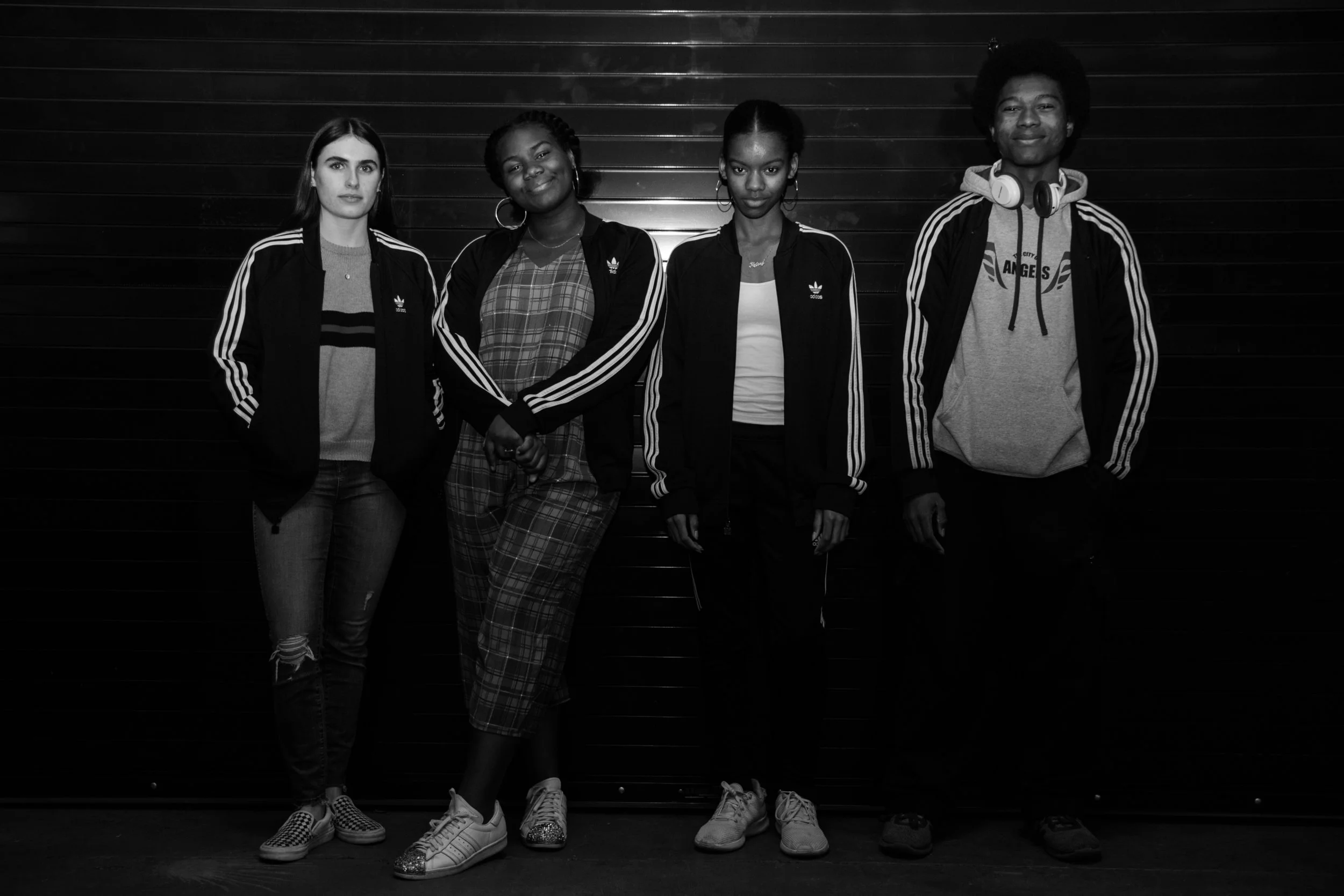 Some of our incredible team members here at MakeWavesMusic. (left to right: Shea Hanke, Calah McGraw, Kelsey Kelly, and Jermaine McClellan)