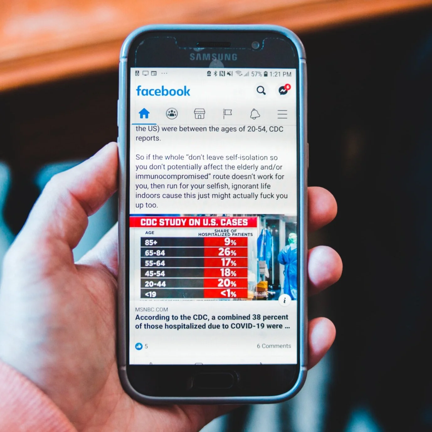 COVID-19 News: Who Consumes What?