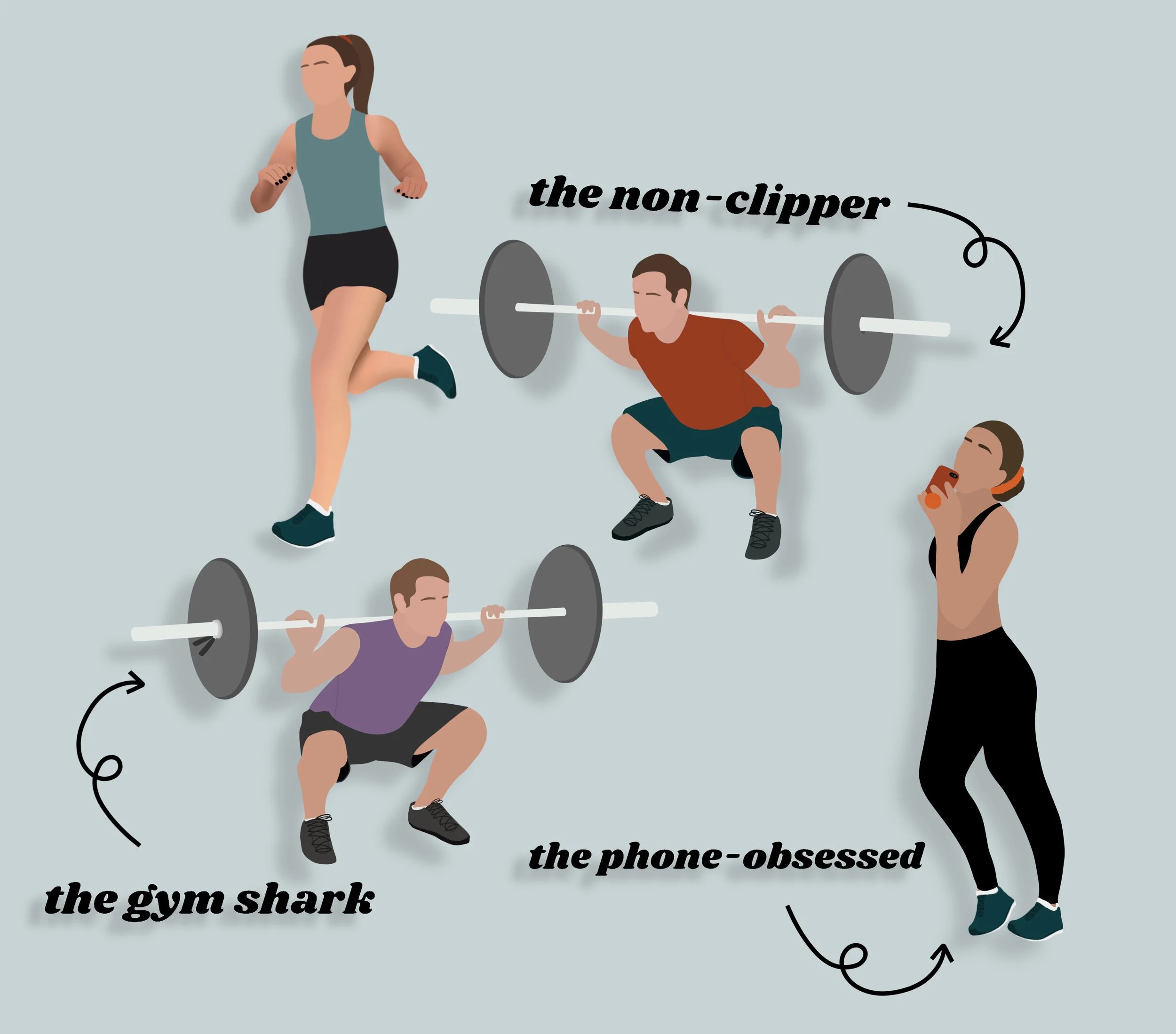 Types of People at the Gym