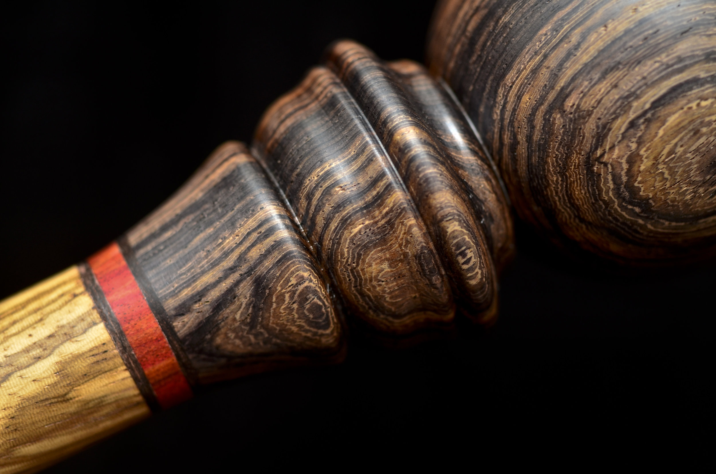 Handmade Lathe Turned Walking Stick — Gillis Canes, LLC