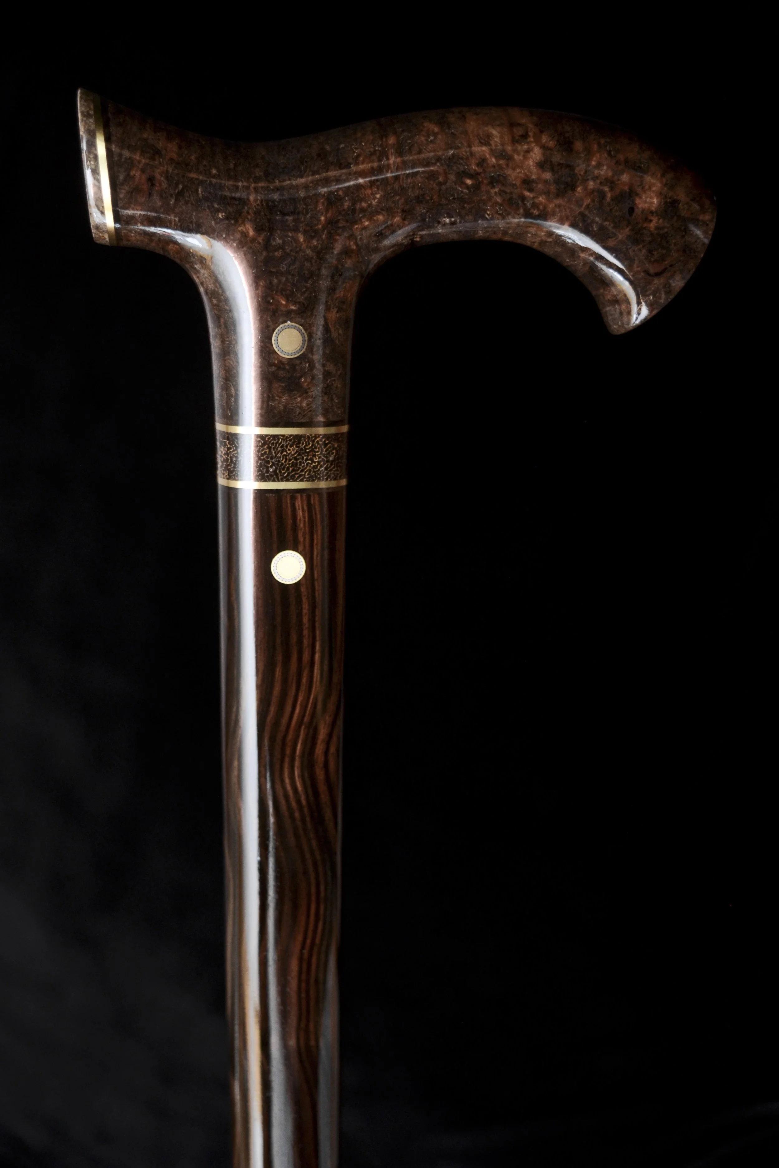 Gidgee Burl, Macassar Ebony, Ancient Bone, Stony Meteorite 1.jpg