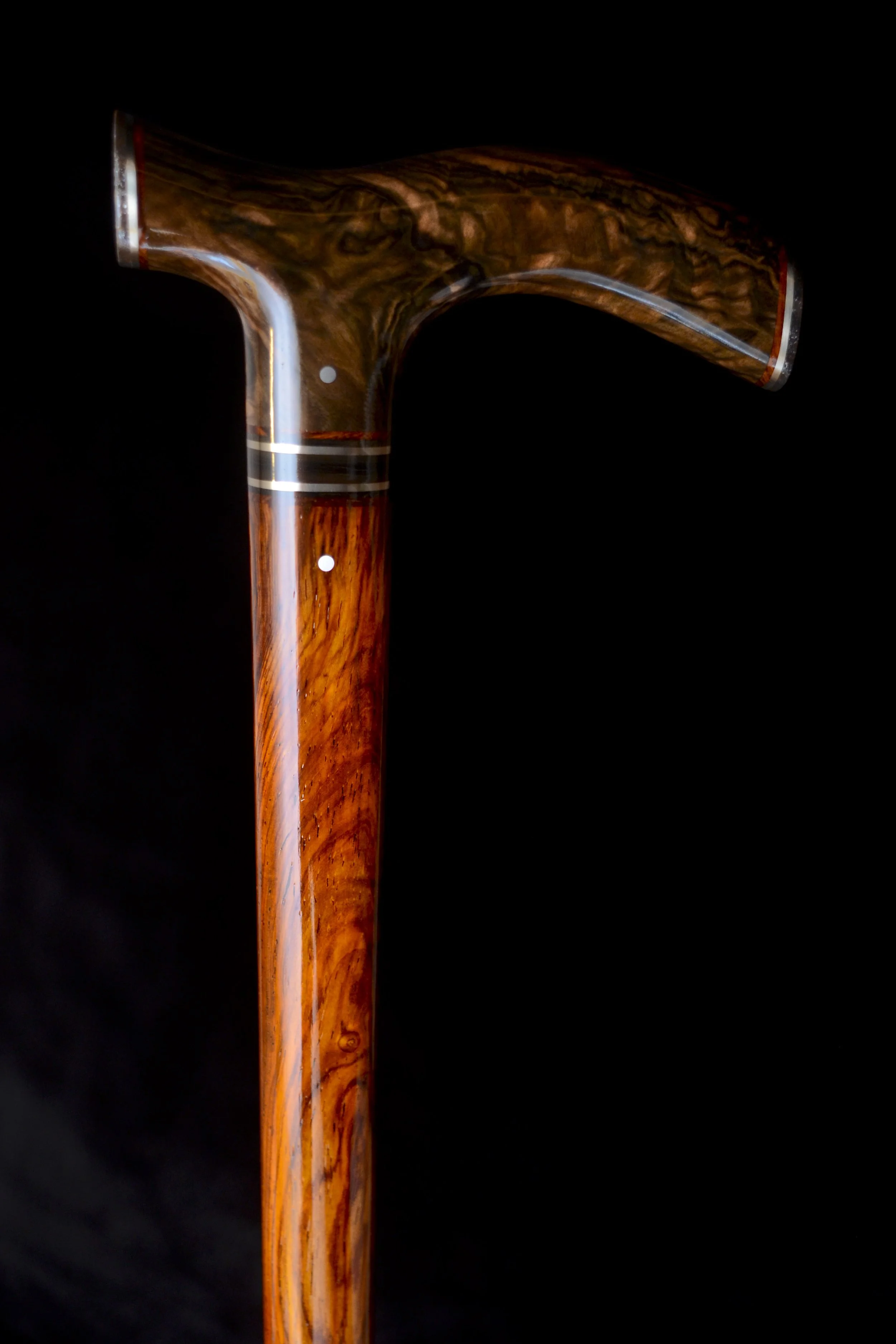 Mun Ebony Crotch, Cocobolo, Stony Meteorite 1.jpg