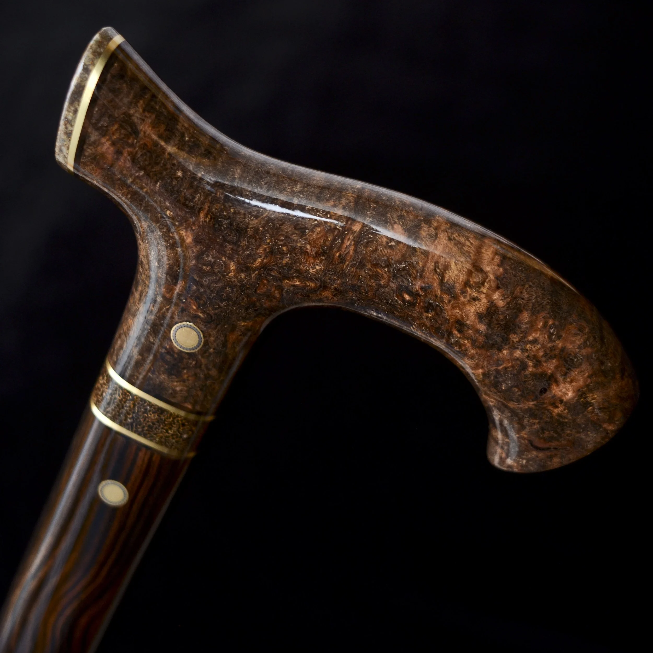 Gidgee Burl, Macassar Ebony, Ancient Bone, Stony Meteorite 11.jpg