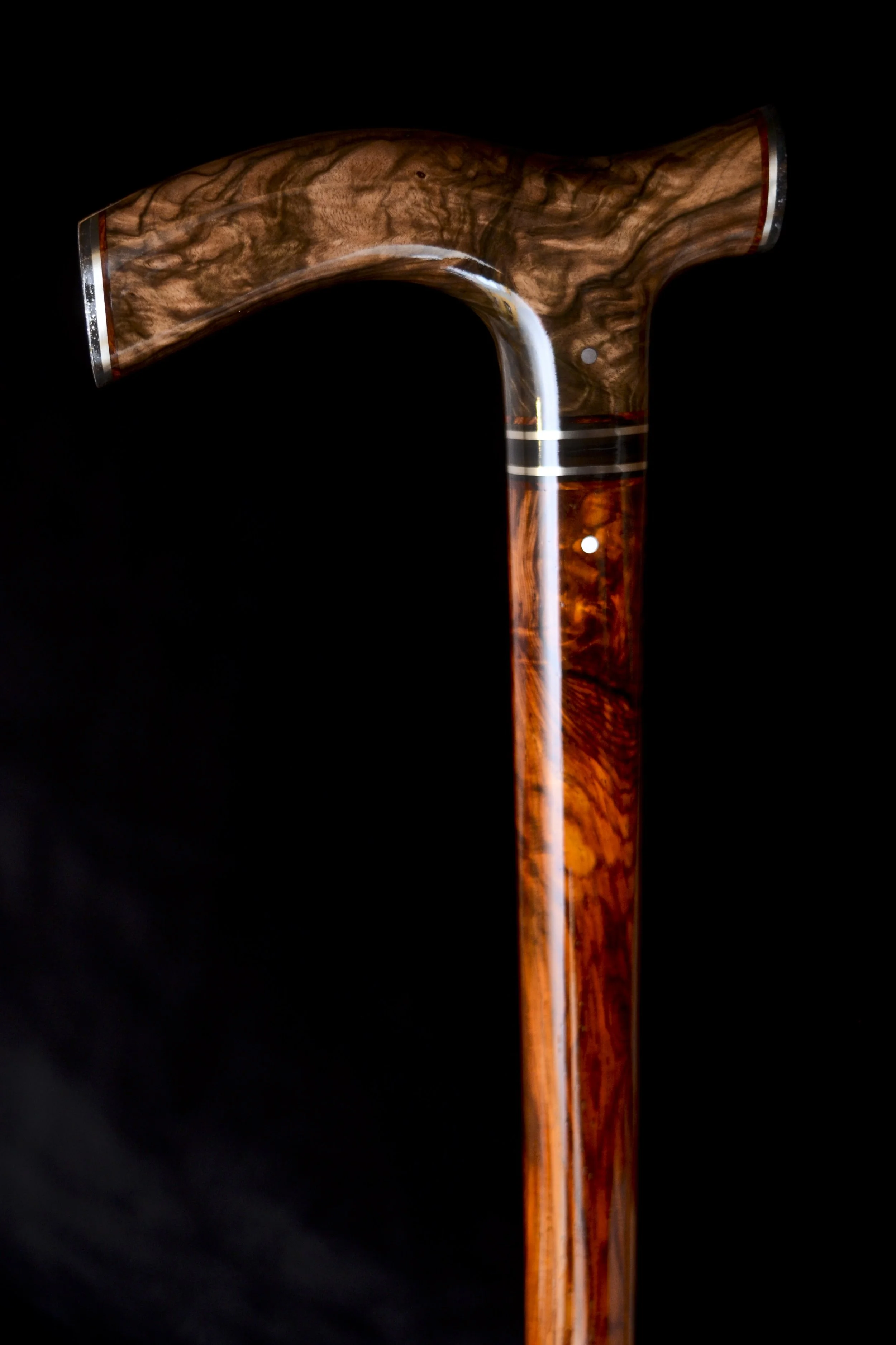 Mun Ebony Crotch, Cocobolo, Stony Meteorite 2.jpg