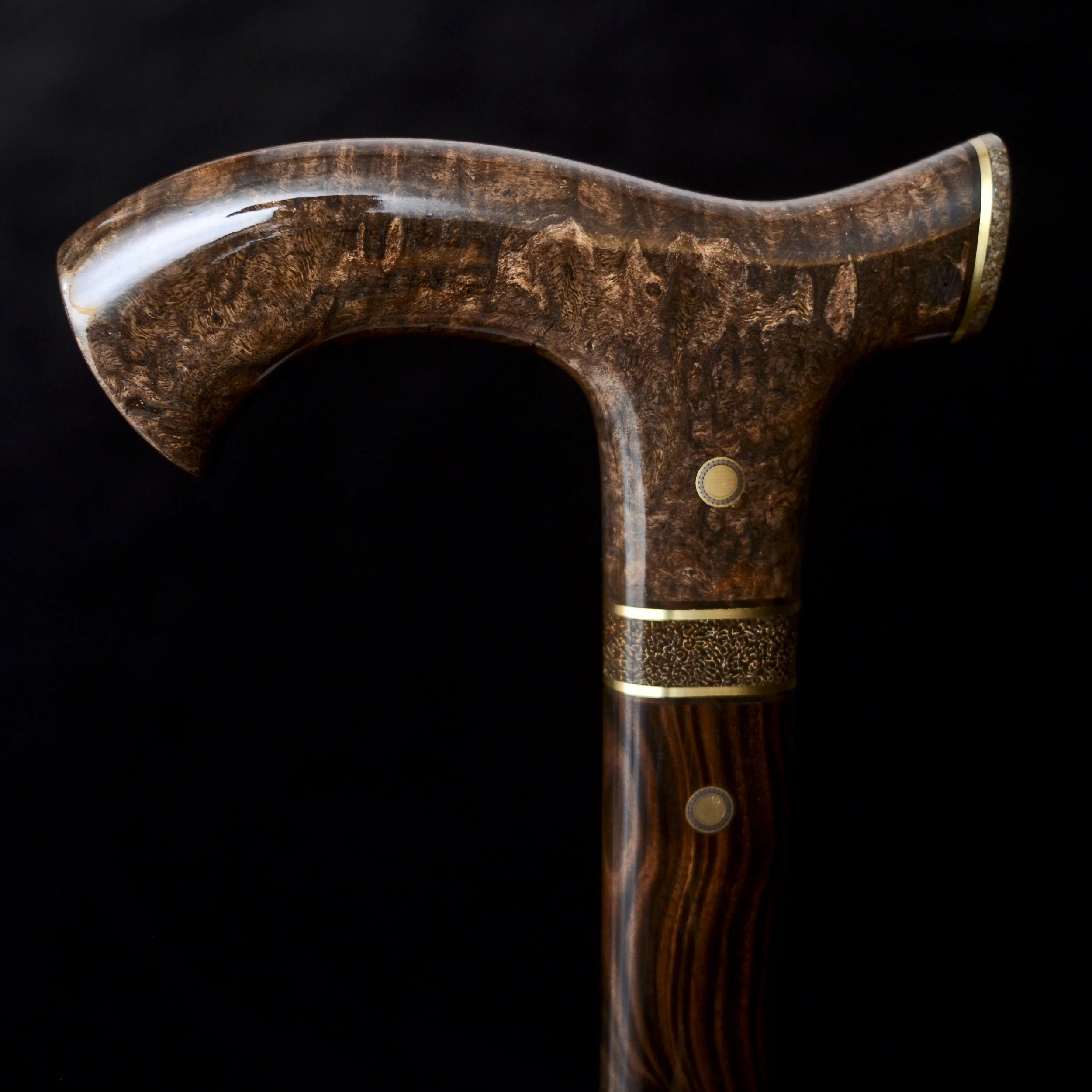 Gidgee Burl, Macassar Ebony, Ancient Bone, Stony Meteorite 16.jpg