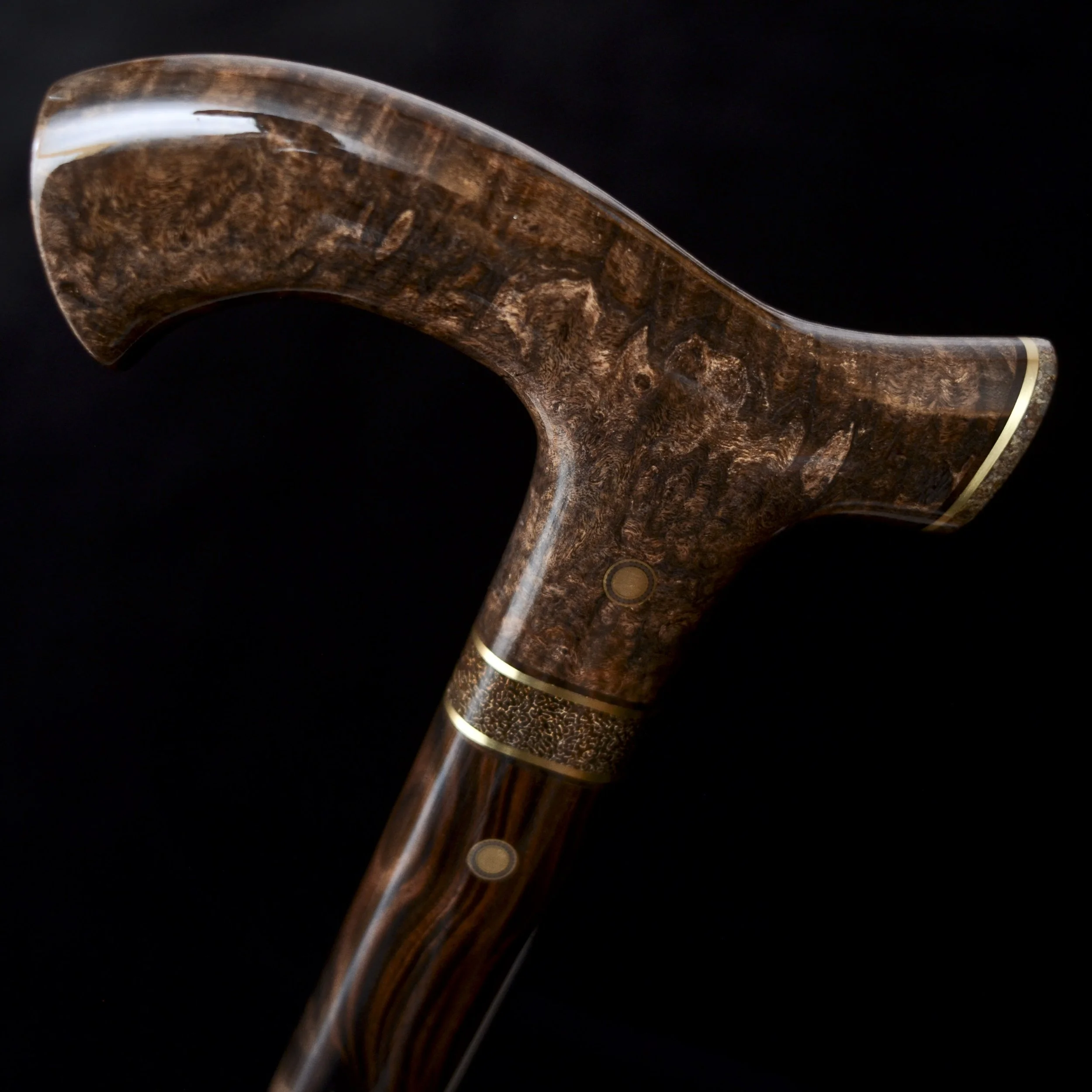 Gidgee Burl, Macassar Ebony, Ancient Bone, Stony Meteorite 7.jpg