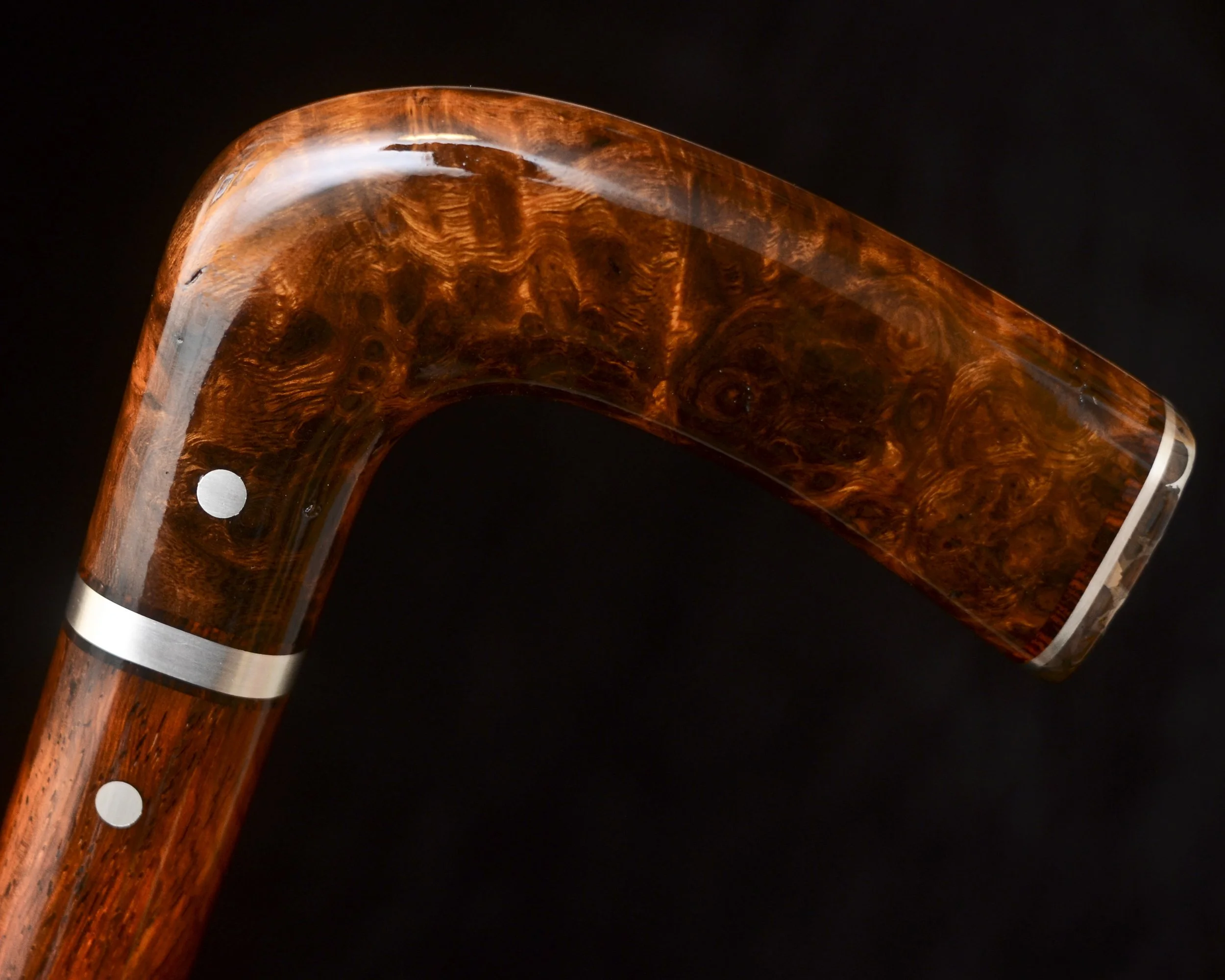 Ironwood burl, cocobolo, Sericho Meteorite 5.jpg