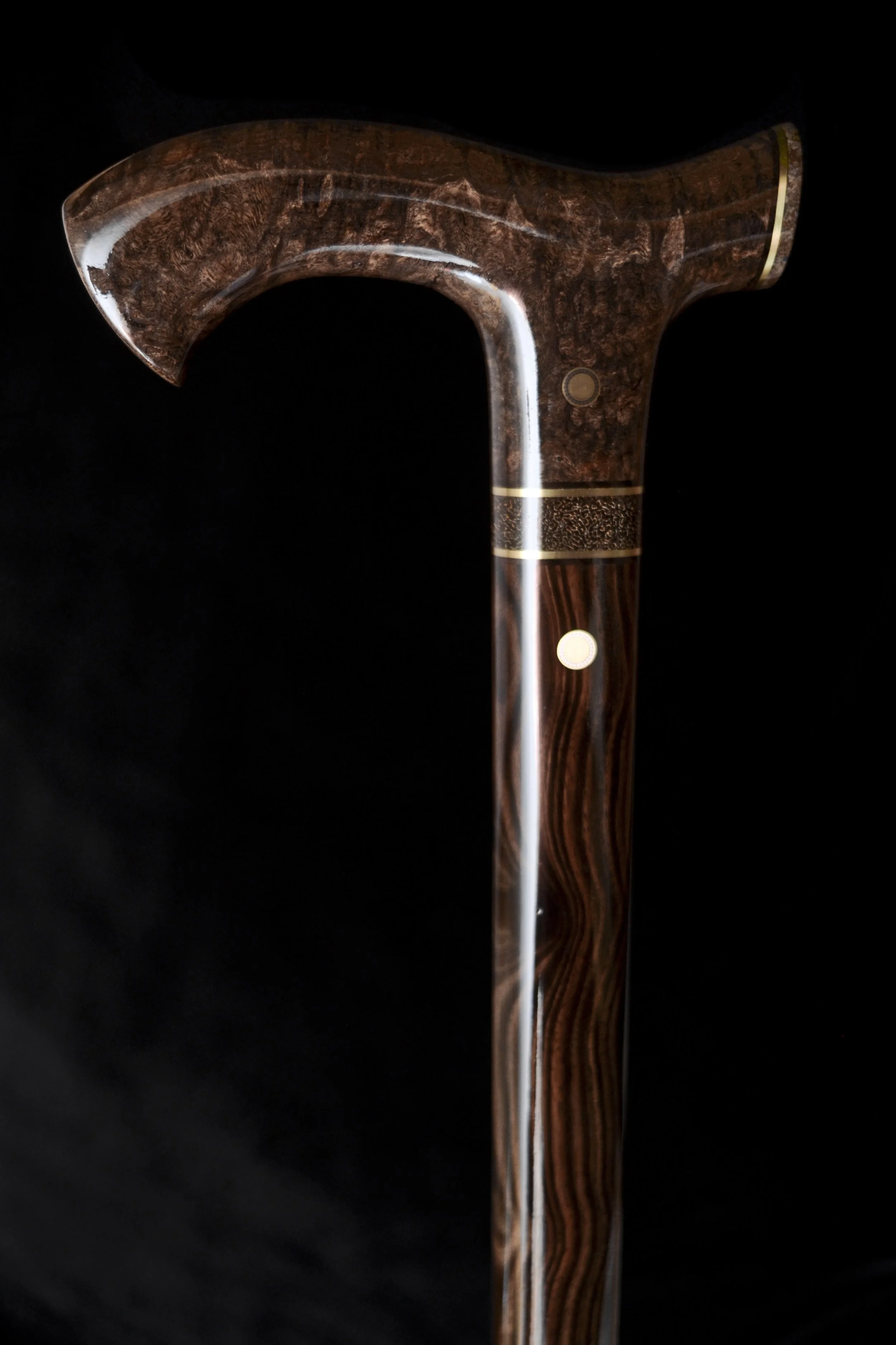 Gidgee Burl, Macassar Ebony, Ancient Bone, Stony Meteorite 2.jpg