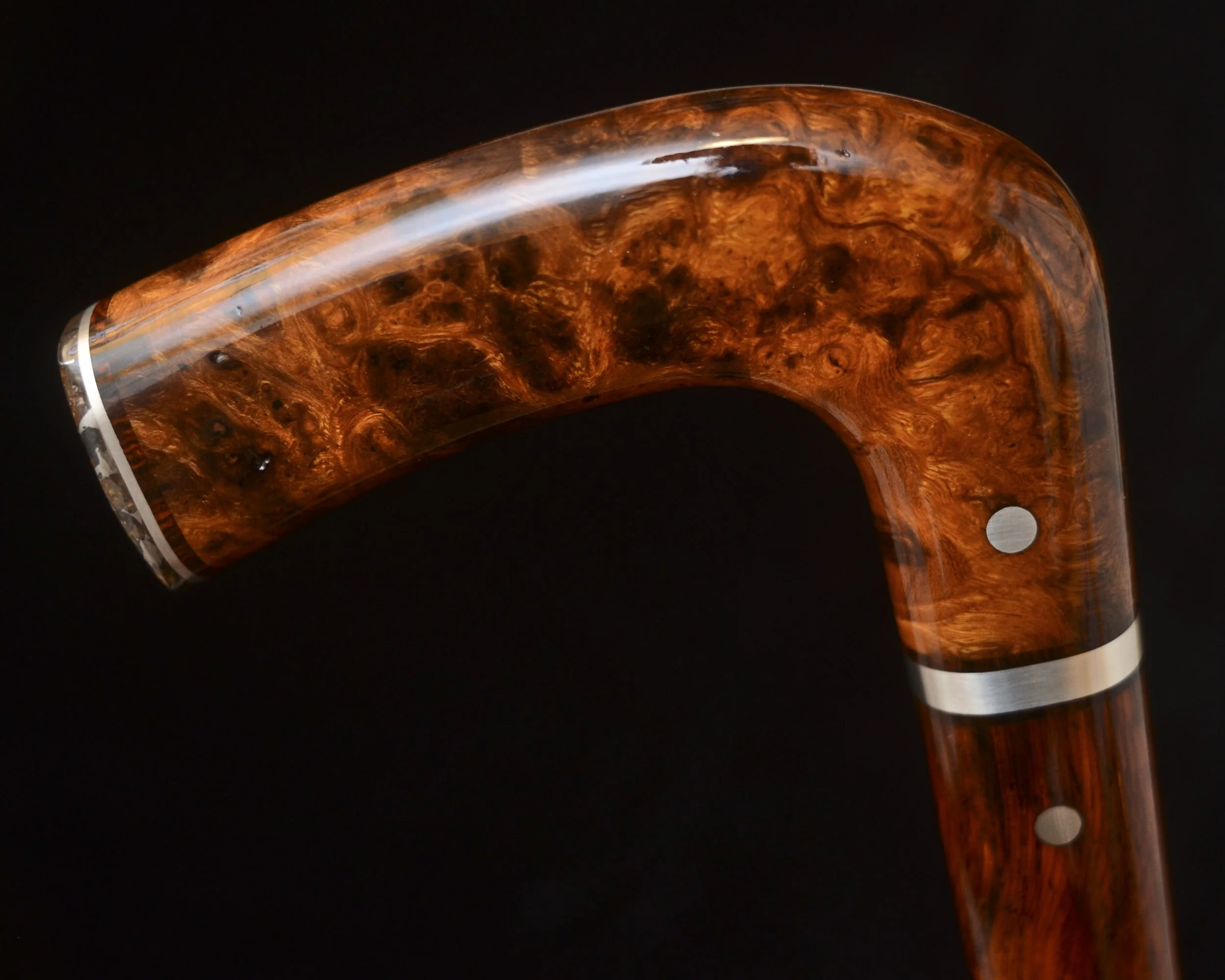 Ironwood burl, cocobolo, Sericho Meteorite 6.jpg