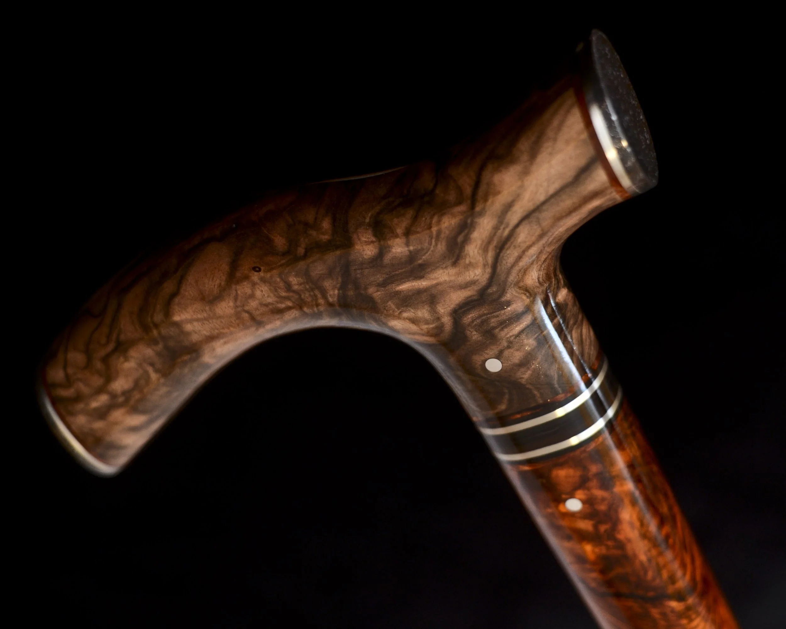 Mun Ebony Crotch, Cocobolo, Stony Meteorite 9.jpg