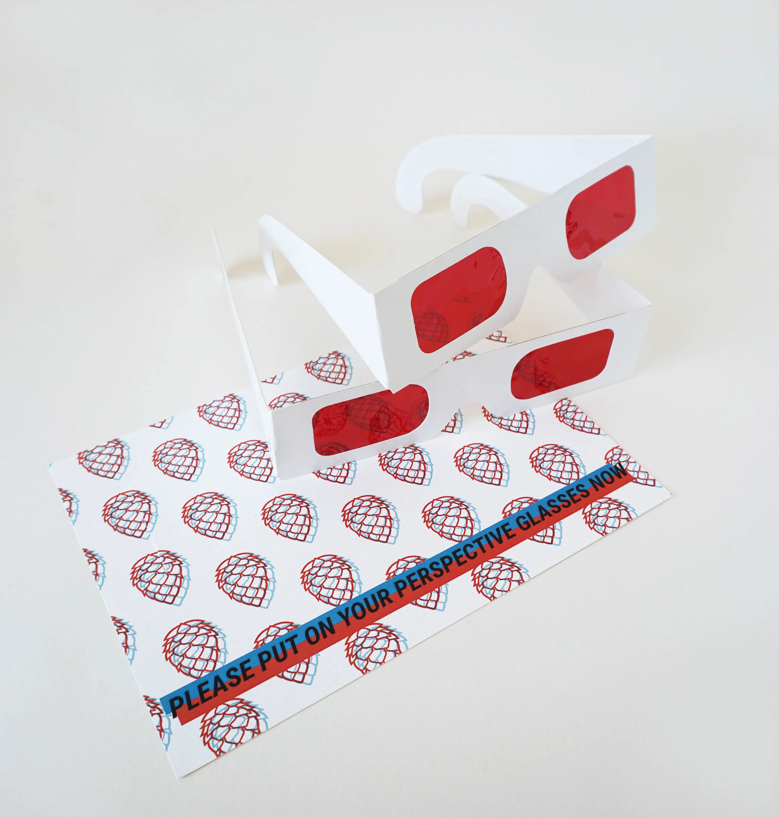 The concept was carried through the invitations as well and each came with a pair of glasses.