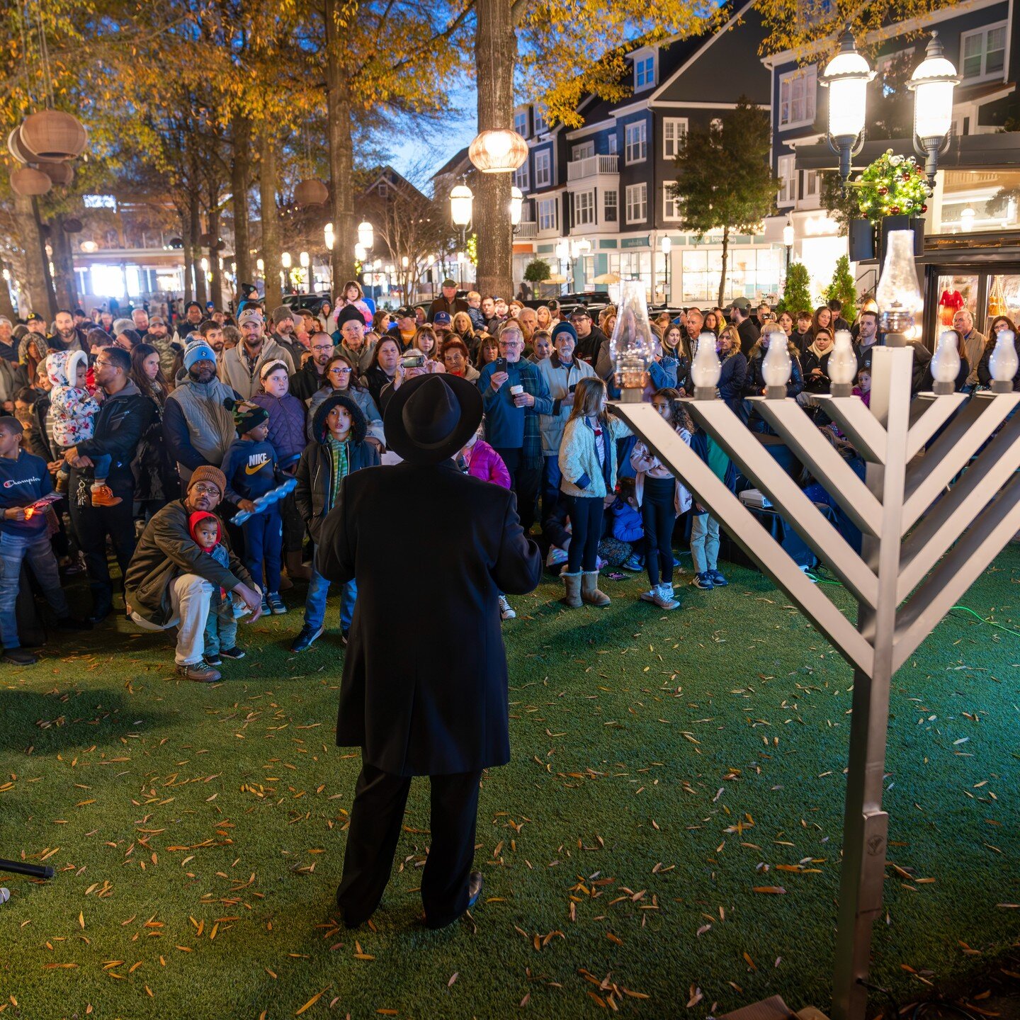 Light. Unity. Jewish Pride. 
Three (or four) words to describe the first night of Chanukah @birkdalevillagenc. So many came together to light the menorah on the first night of Chanukah, celebrating the miracle of light. 

A huge thank you to @birkdal