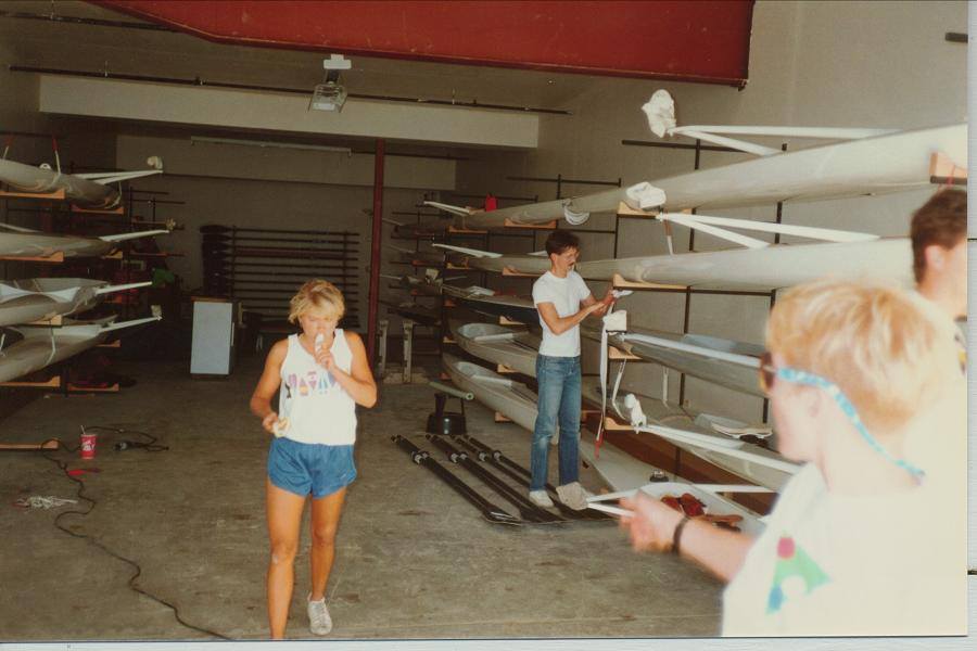  Summer 1987 - Boathouse finishing details! 