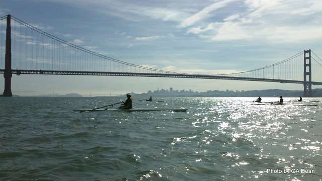Beyond the Golden Gate Bridge: A group row to Point Diablo