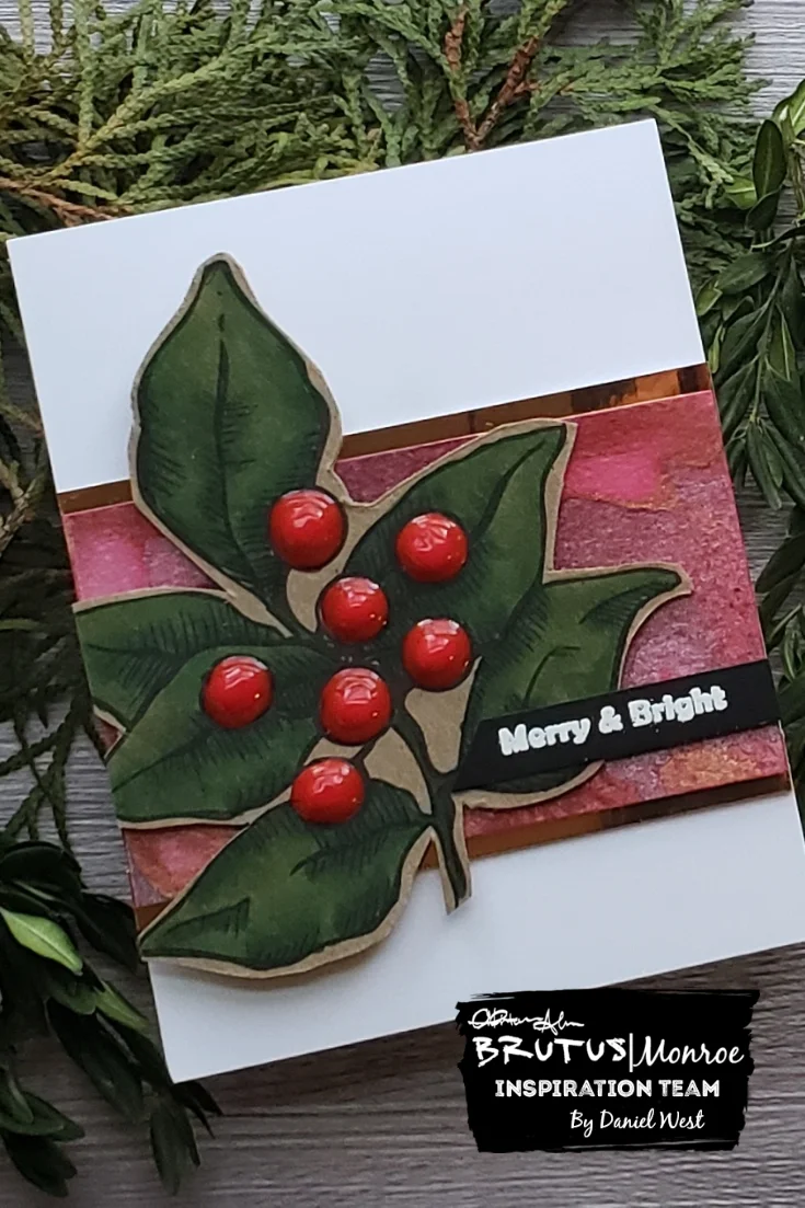 Brutus Monroe Christmas Card by Daniel West