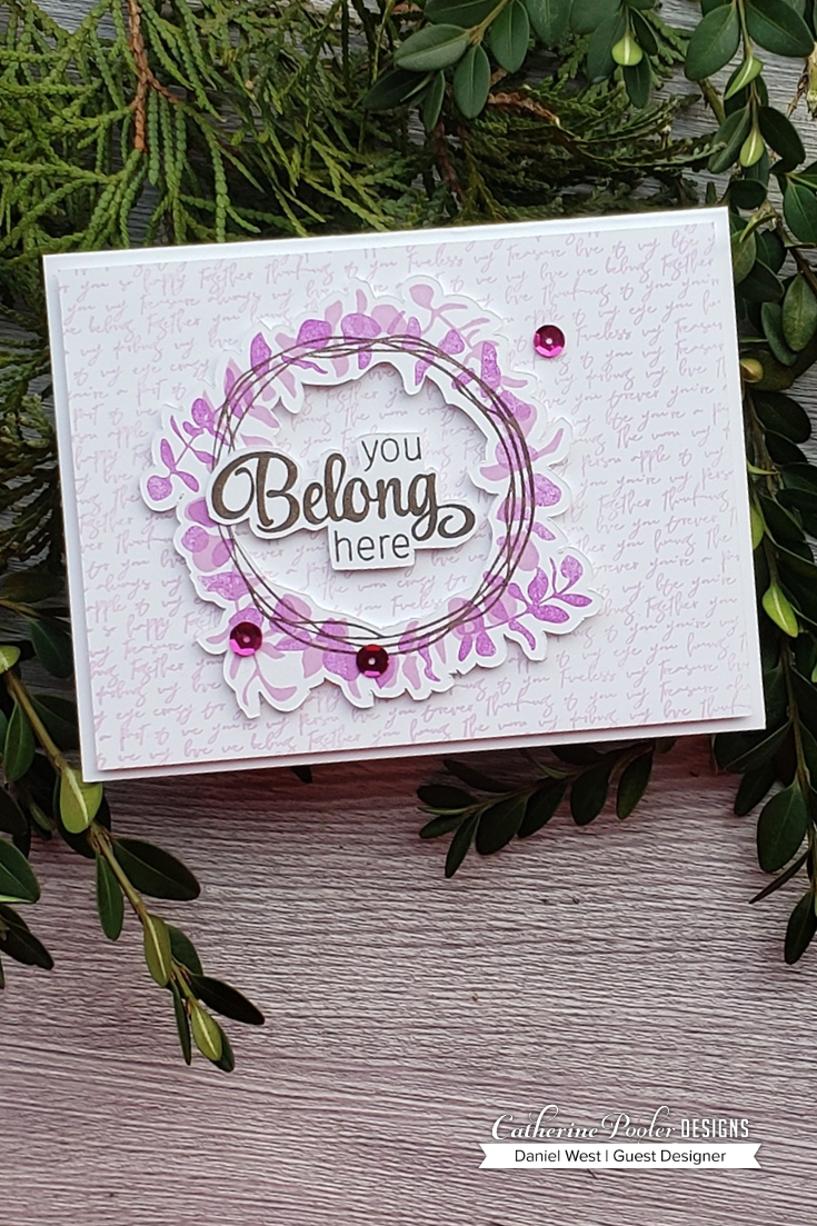 Catherine Pooler Designs Adoring You Stamp of Approval Card by Daniel West