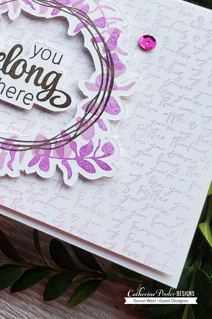 Catherine Pooler Designs Adoring You Stamp of Approval Card by Daniel West