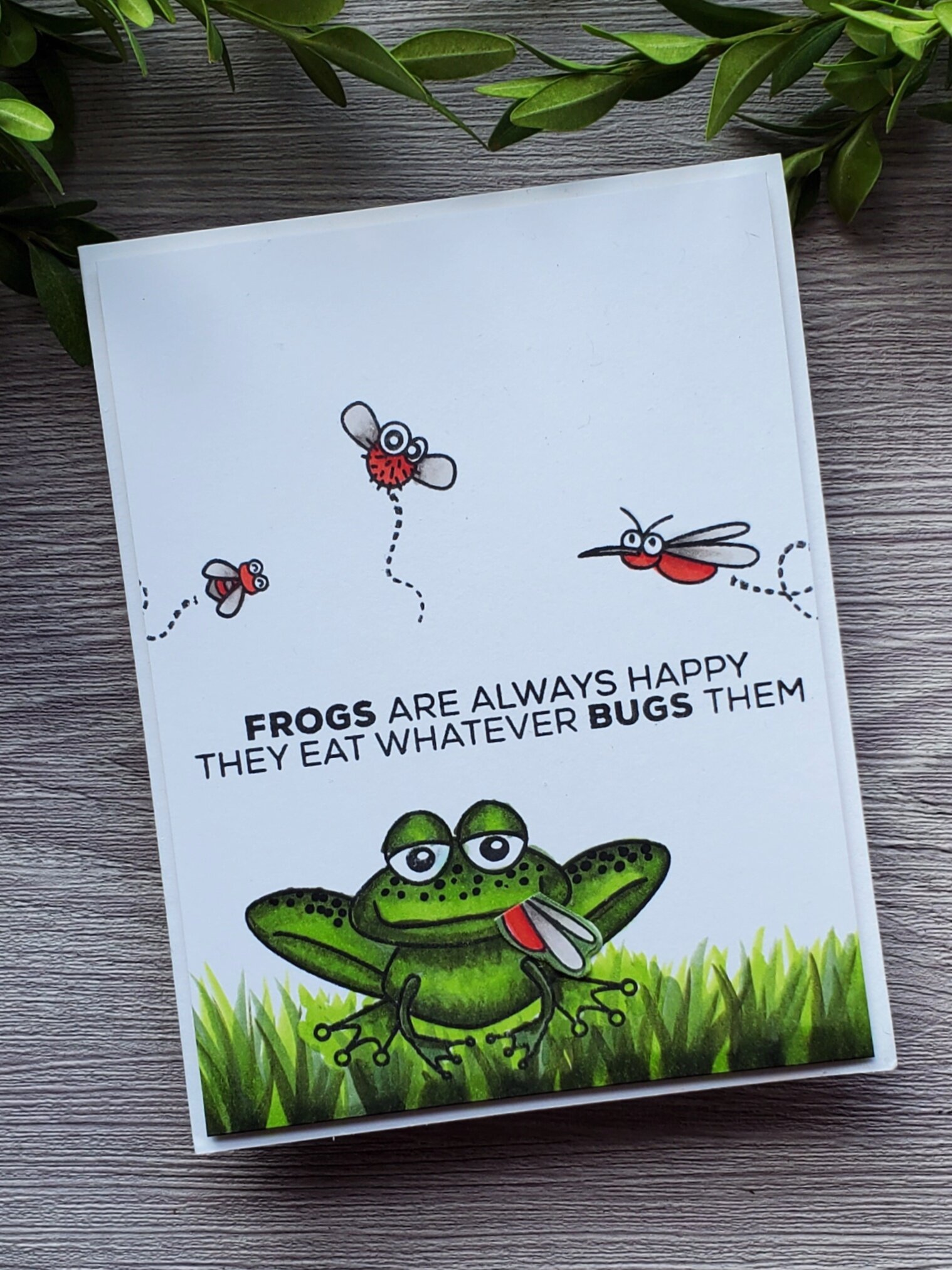 Felix the Frog Stamp Set from Technique Tuesday