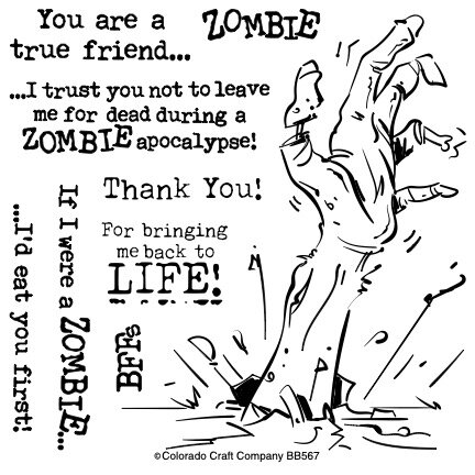 BB567 Big & Bold~Zombie Friends 6 x 6 Clear Stamps Non PKG.jpg