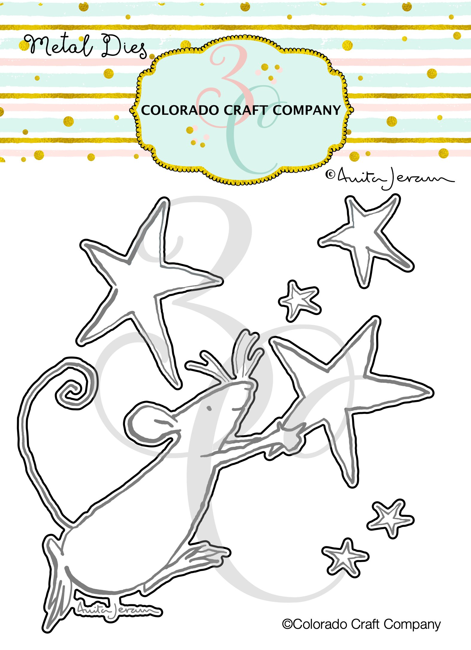 AJ584-D Anita Jeram~Twinkle Little Star 6 x 6 Clear Stamps PKG WM.jpg
