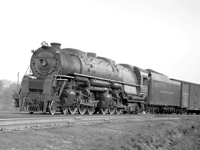 D&H 1538 TYPE: 4-6-6-4 CLASS: J DATE: 10/1/47 LOCATION: Glendale, NY NOTES: Near Mohawk Yard. PHOTOGRAPHER: Jim Wright