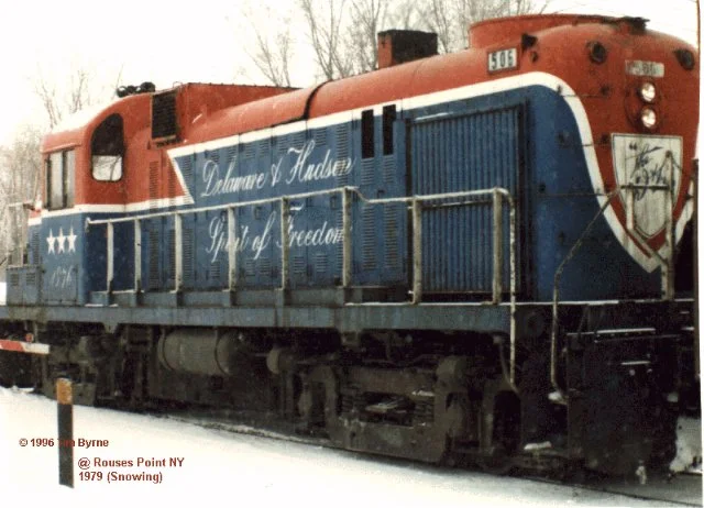 D&H 506 At Rouses Point, NY in 1979. Tim Byrne photo