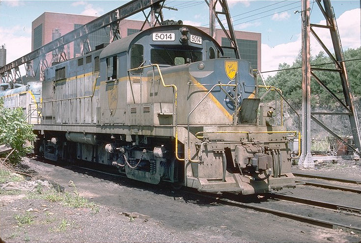 D&H 5014 Unit #5014 at Colonie, NY 7-25-76
