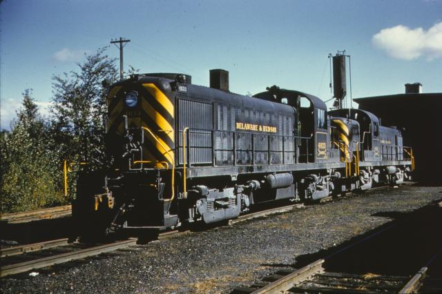 D&H #4033 and #4040 at North Creek, NY. Jay Winn collection