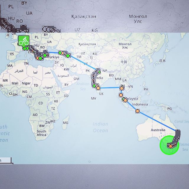 I can&rsquo;t quite believe we&rsquo;ve made it 13,000km around the world, with only just over a 1,000km to go - and I. One month this journey will be over.  It&rsquo;s been such a joy to spend so much time with @sarinamcnamara and @tiger_mcn  I&rsqu