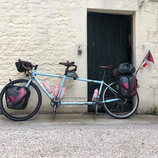 Riding through the C&ocirc;t&eacute; d&rsquo;Or and Champagne r&eacute;gions of France is a delight and we&rsquo;ve hardly tasted the wines yet. &mdash;  #Worldbycycling #adventurecycling #bicycletouring #biketour #biketravel #biketouring #cycling&nb