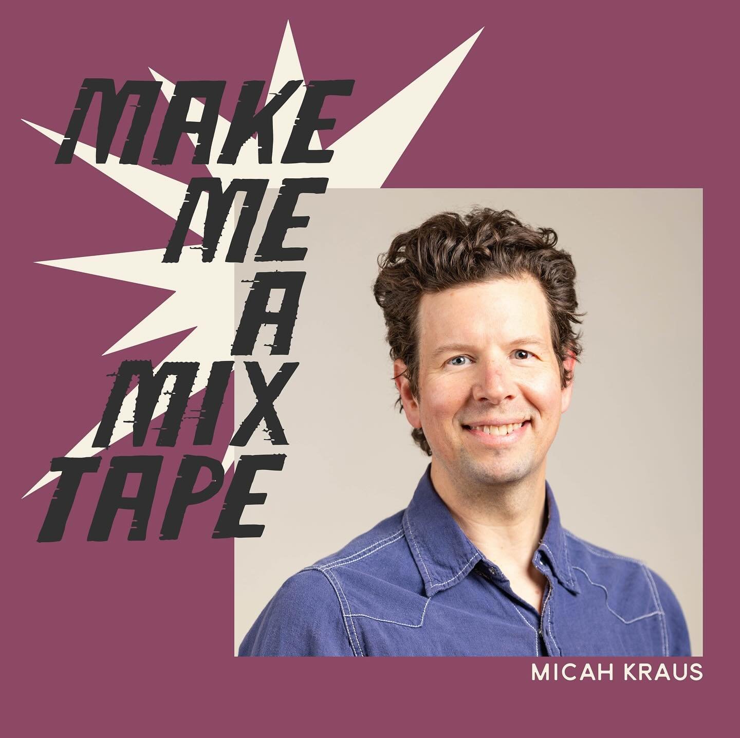 Everyone meet Micah Kraus! Micah is part of our upcoming print exchange, MAKE ME A MIXTAPE, where artists were asked to create a piece that would pair with their ideal mixtape 📼 

Micah Kraus is an artist and educator living in Akron, Ohio. He opera