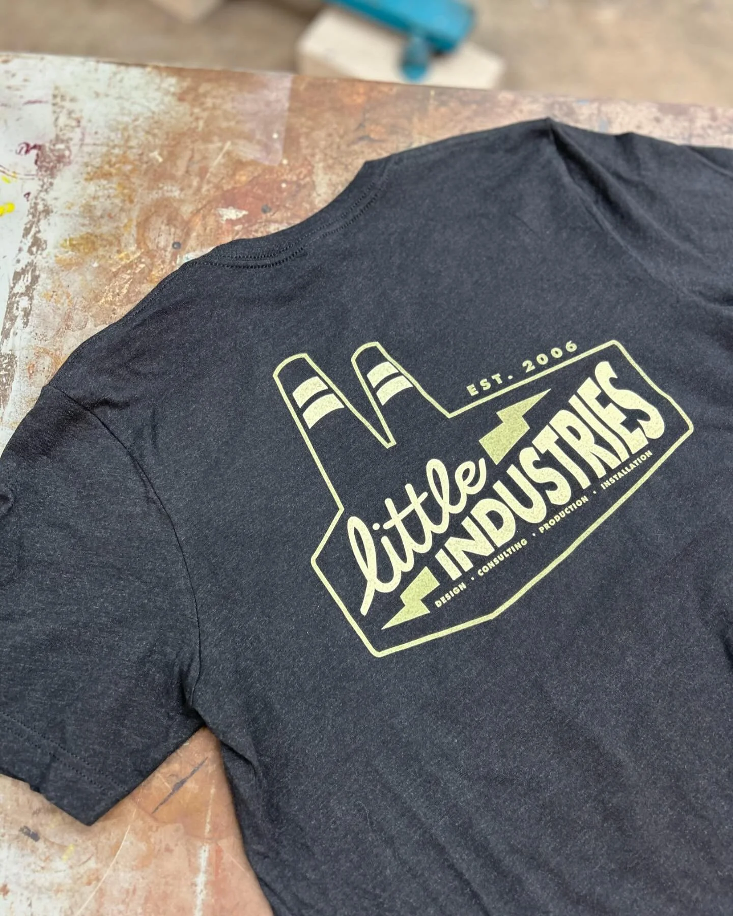 New shirts for @adambrouillette ⭐️

#bekindrewindpress #supportyourlocalscreenprinter #columbusohio #localprintshop