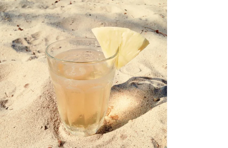 Healthy tea – cold brew Green Flamingo green tea.