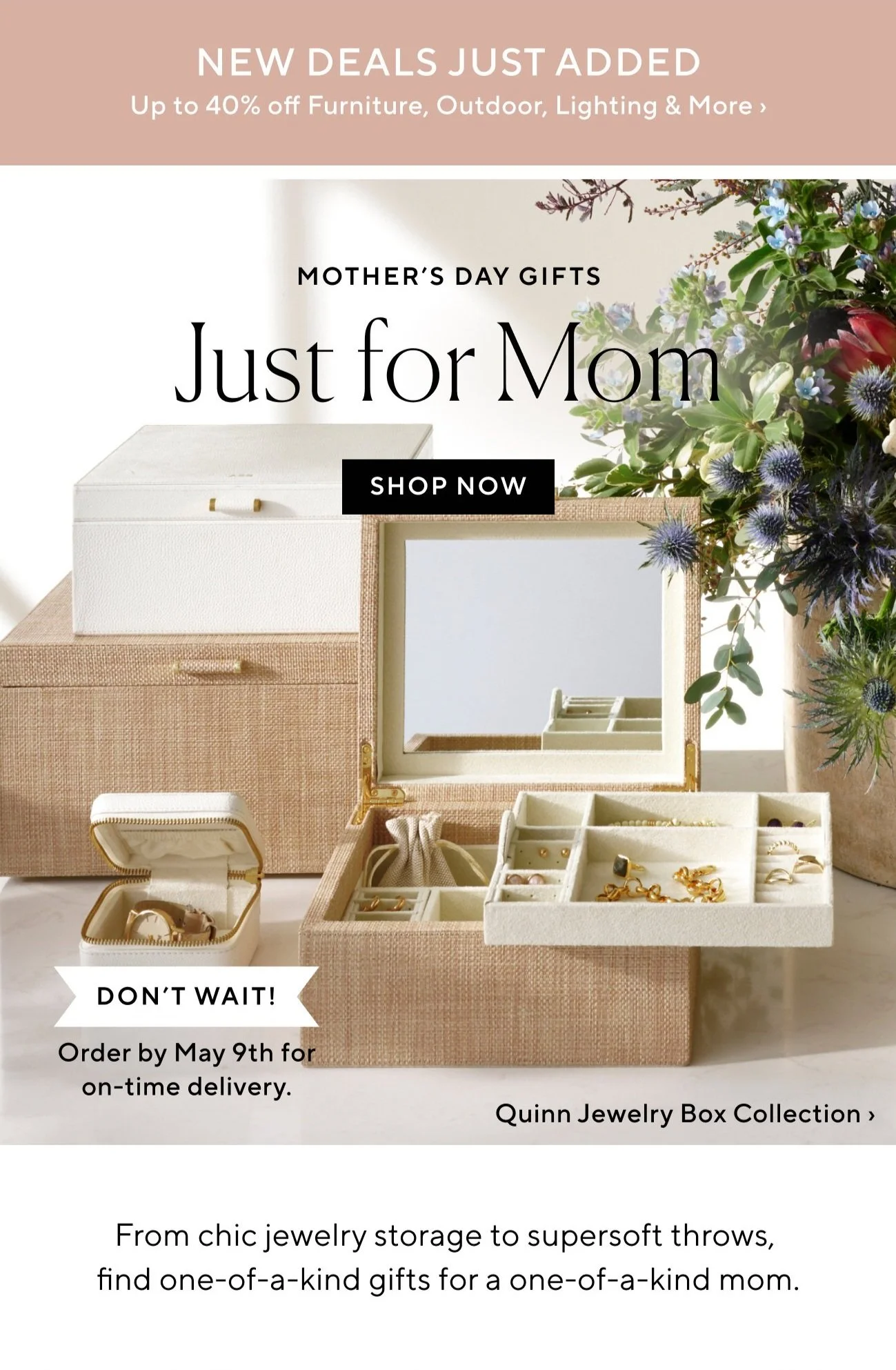 Email: Mother’s Day Gifting
