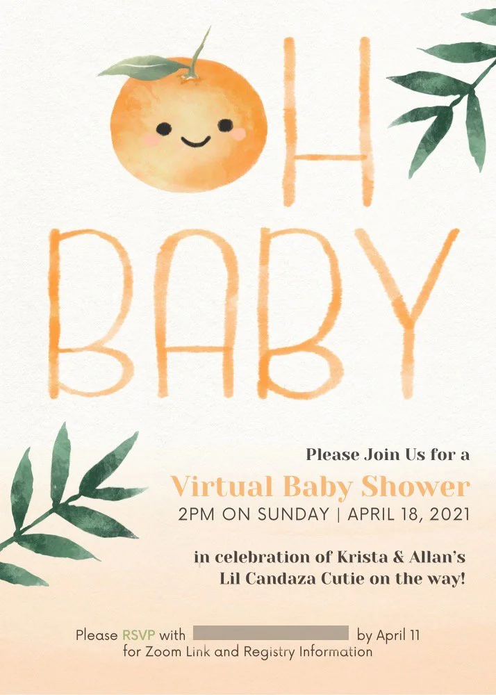 Baby Shower Collateral