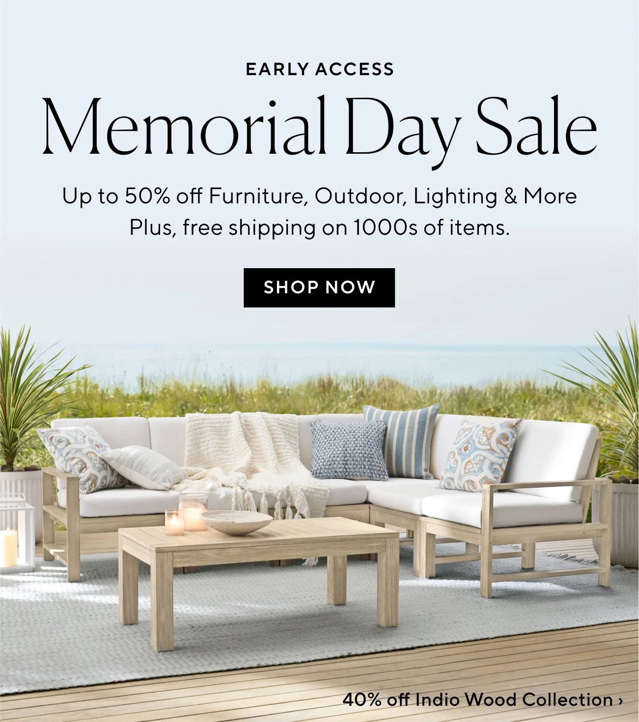 Integrated Campaign: Memorial Day Sale