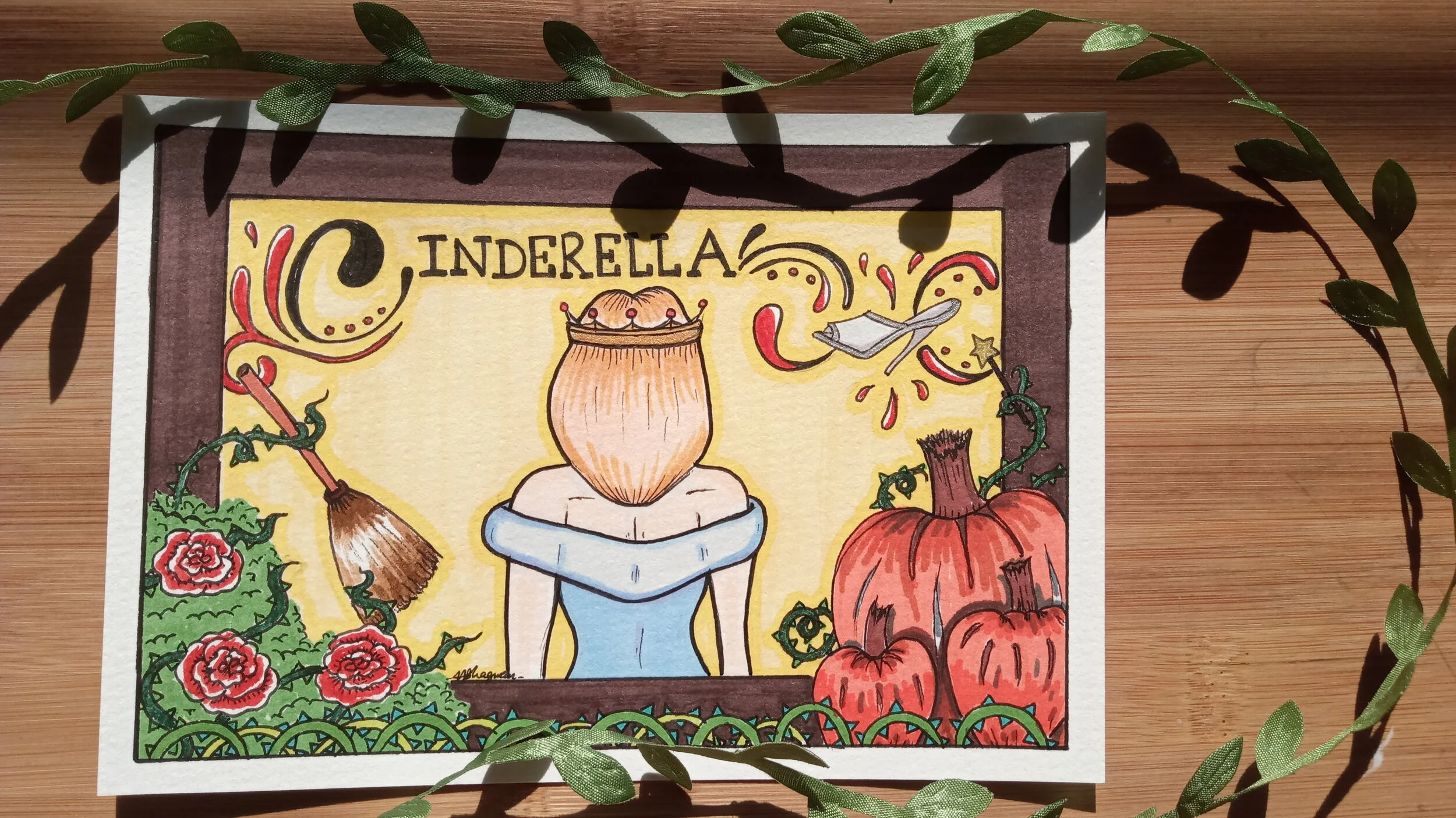 The Fairy Tale Re-Draw: Pumpkins, Trunks and Mermaids!