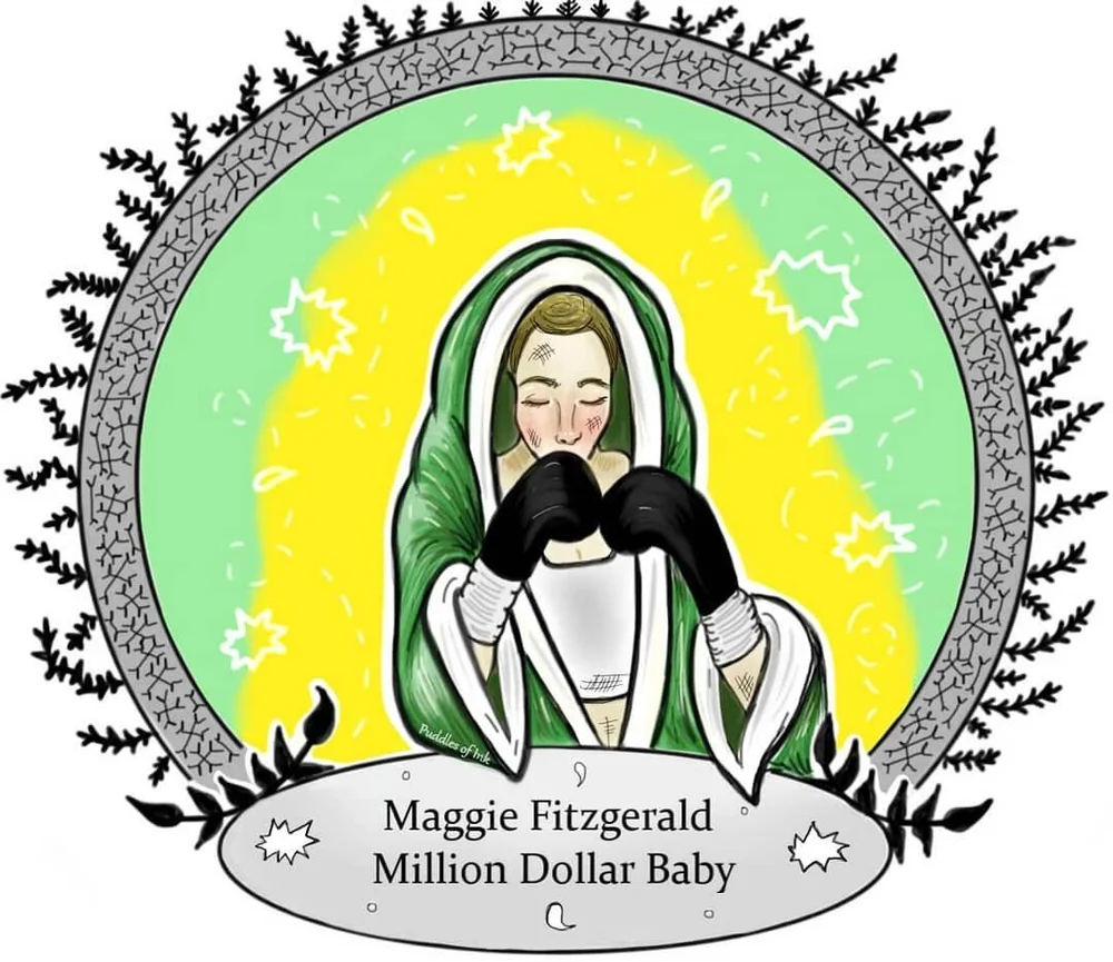 Maggie Fitzgerald 🥊🌟
*
If this challenge is making me realise anything it's that I need to go back and rewatch so many films!!! I haven't seen Million Dollar Baby in years and I can't really remember all of it, so I did my best but I feel like I co