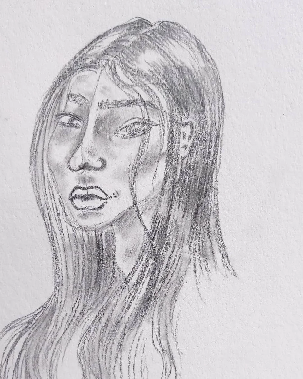 &quot;Your gaze carries more weight when it's laden with lead.&quot; ✏️👀
*
This past week I've been able to write a lot: inking words has been like second nature, but drawing has been another story. It's funny how things come in waves - what do you 