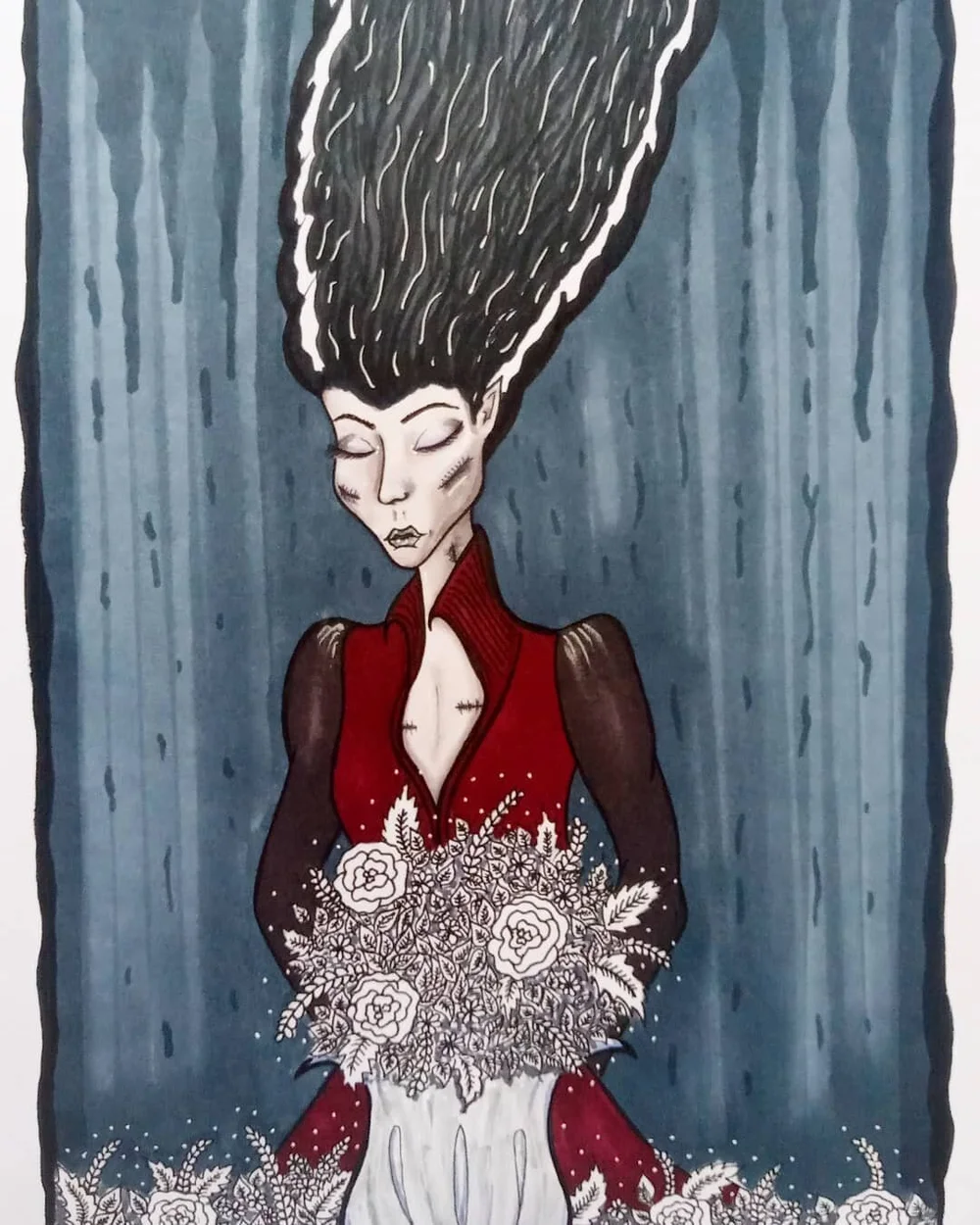 💀 Frankenstein's Bride 💀
*
&quot;An audience needs something stronger than a pretty little love story. So, why shouldn't I write of monsters?&quot; - Mary Wollstonecraft Shelley (from the 1935 film 'Bride of Frankenstein'. 🌟
*
In all honesty, I di